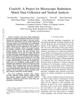 CoachAI: A Project for Microscopic Badminton Match Data Collection and
  Tactical Analysis