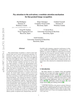 Pay attention to the activations: a modular attention mechanism for
  fine-grained image recognition