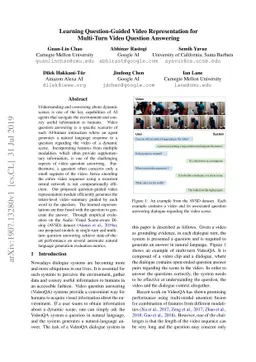 Learning Question-Guided Video Representation for Multi-Turn Video
  Question Answering