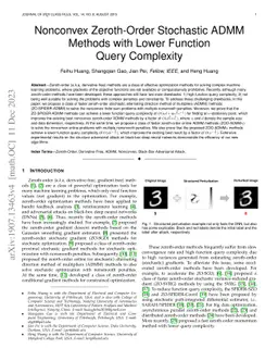 Nonconvex Zeroth-Order Stochastic ADMM Methods with Lower Function Query
  Complexity