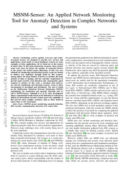 MSNM-Sensor: An Applied Network Monitoring Tool for Anomaly Detection in
  Complex Networks and Systems