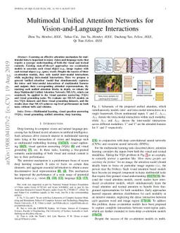 Multimodal Unified Attention Networks for Vision-and-Language
  Interactions