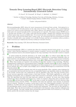 Towards Deep Learning-Based EEG Electrode Detection Using Automatically
  Generated Labels