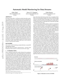 Automatic Model Monitoring for Data Streams