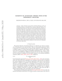 Elements of asymptotic theory with outer probability measures