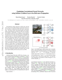 Explaining Convolutional Neural Networks using Softmax Gradient
  Layer-wise Relevance Propagation