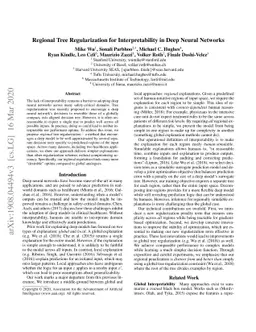Regional Tree Regularization for Interpretability in Black Box Models