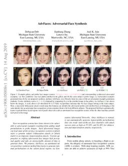 AdvFaces: Adversarial Face Synthesis