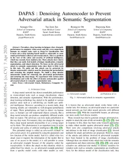 DAPAS : Denoising Autoencoder to Prevent Adversarial attack in Semantic
  Segmentation