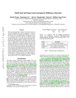 Multi-Task Self-Supervised Learning for Disfluency Detection