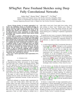 SFSegNet: Parse Freehand Sketches using Deep Fully Convolutional
  Networks