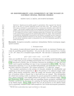 On identifiability and consistency of the nugget in Gaussian spatial
  process models