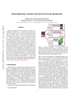 Mixed High-Order Attention Network for Person Re-Identification