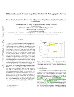 Efficient and Accurate Arbitrary-Shaped Text Detection with Pixel
  Aggregation Network