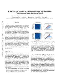 SCARLET-NAS: Bridging the Gap between Stability and Scalability in
  Weight-sharing Neural Architecture Search