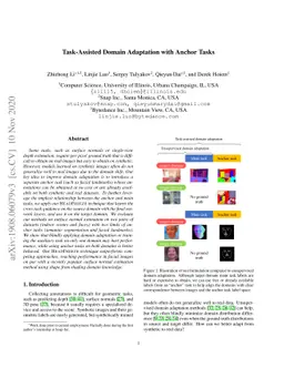 Task-Assisted Domain Adaptation with Anchor Tasks