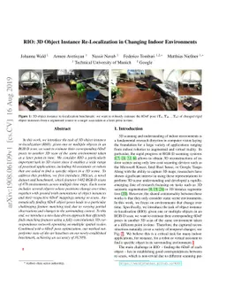 RIO: 3D Object Instance Re-Localization in Changing Indoor Environments