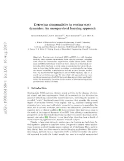 Detecting abnormalities in resting-state dynamics: An unsupervised
  learning approach