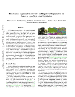 Fine-Grained Segmentation Networks: Self-Supervised Segmentation for
  Improved Long-Term Visual Localization