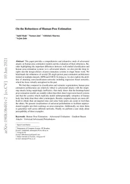 On the Robustness of Human Pose Estimation