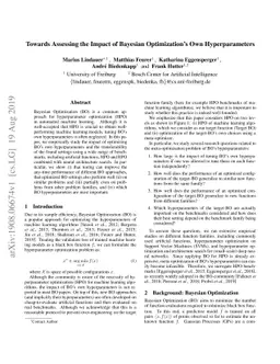 Towards Assessing the Impact of Bayesian Optimization's Own
  Hyperparameters