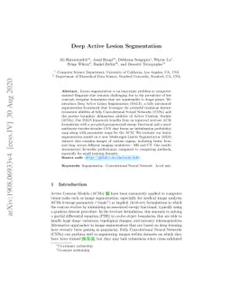 Deep Active Lesion Segmentation
