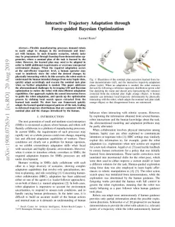 Interactive Trajectory Adaptation through Force-guided Bayesian
  Optimization