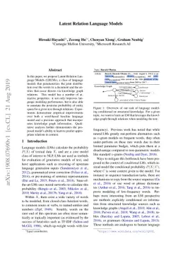 Latent Relation Language Models