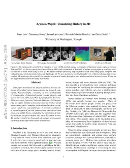 KeystoneDepth: Visualizing History in 3D