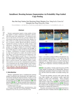 InstaBoost: Boosting Instance Segmentation via Probability Map Guided
  Copy-Pasting