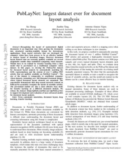 PubLayNet: largest dataset ever for document layout analysis