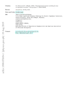 Semi-supervised Sequence Modeling for Elastic Impedance Inversion