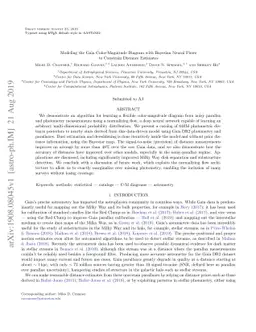 Modeling the Gaia Color-Magnitude Diagram with Bayesian Neural Flows to
  Constrain Distance Estimates