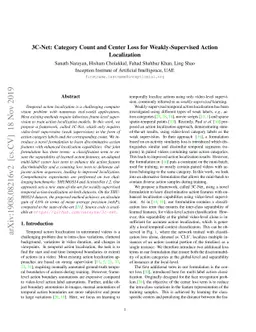 3C-Net: Category Count and Center Loss for Weakly-Supervised Action
  Localization
