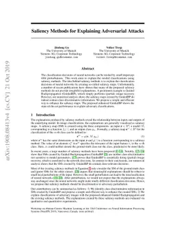 Saliency Methods for Explaining Adversarial Attacks