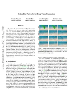 Onion-Peel Networks for Deep Video Completion