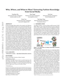 Who, Where, and What to Wear? Extracting Fashion Knowledge from Social
  Media