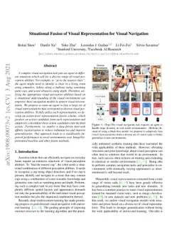 Situational Fusion of Visual Representation for Visual Navigation