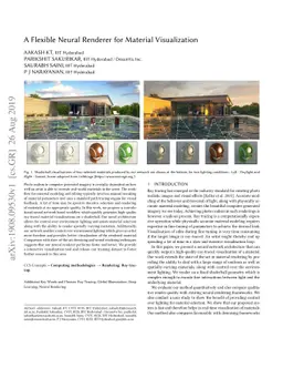 A Flexible Neural Renderer for Material Visualization