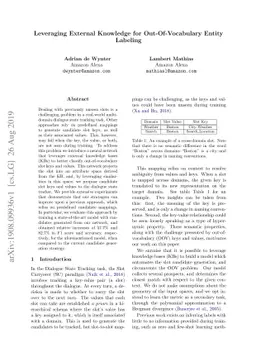 Leveraging External Knowledge for Out-Of-Vocabulary Entity Labeling