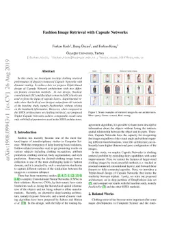 Fashion Image Retrieval with Capsule Networks