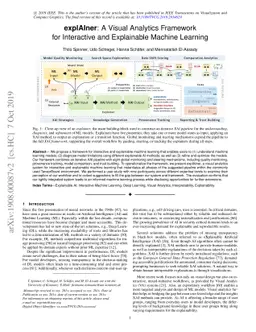 explAIner: A Visual Analytics Framework for Interactive and Explainable
  Machine Learning