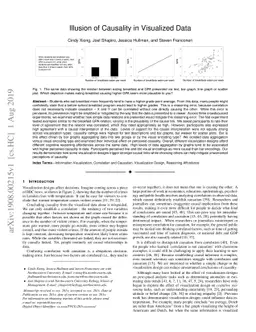 Illusion of Causality in Visualized Data