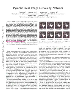 Pyramid Real Image Denoising Network