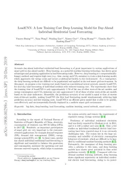LoadCNN: A Low Training Cost Deep Learning Model for Day-Ahead
  Individual Residential Load Forecasting