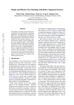 Simple and Effective Text Matching with Richer Alignment Features