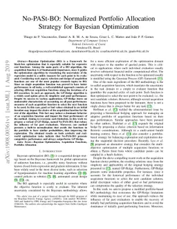 No-PASt-BO: Normalized Portfolio Allocation Strategy for Bayesian
  Optimization