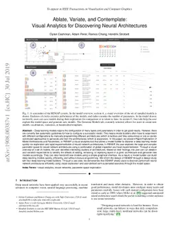 Ablate, Variate, and Contemplate: Visual Analytics for Discovering
  Neural Architectures