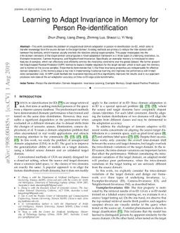 Learning to Adapt Invariance in Memory for Person Re-identification