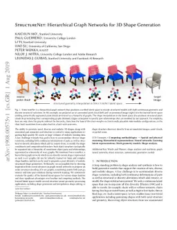 StructureNet: Hierarchical Graph Networks for 3D Shape Generation